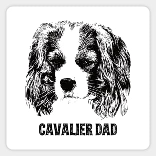 Cavalier Dad King Charles Spaniel Magnet